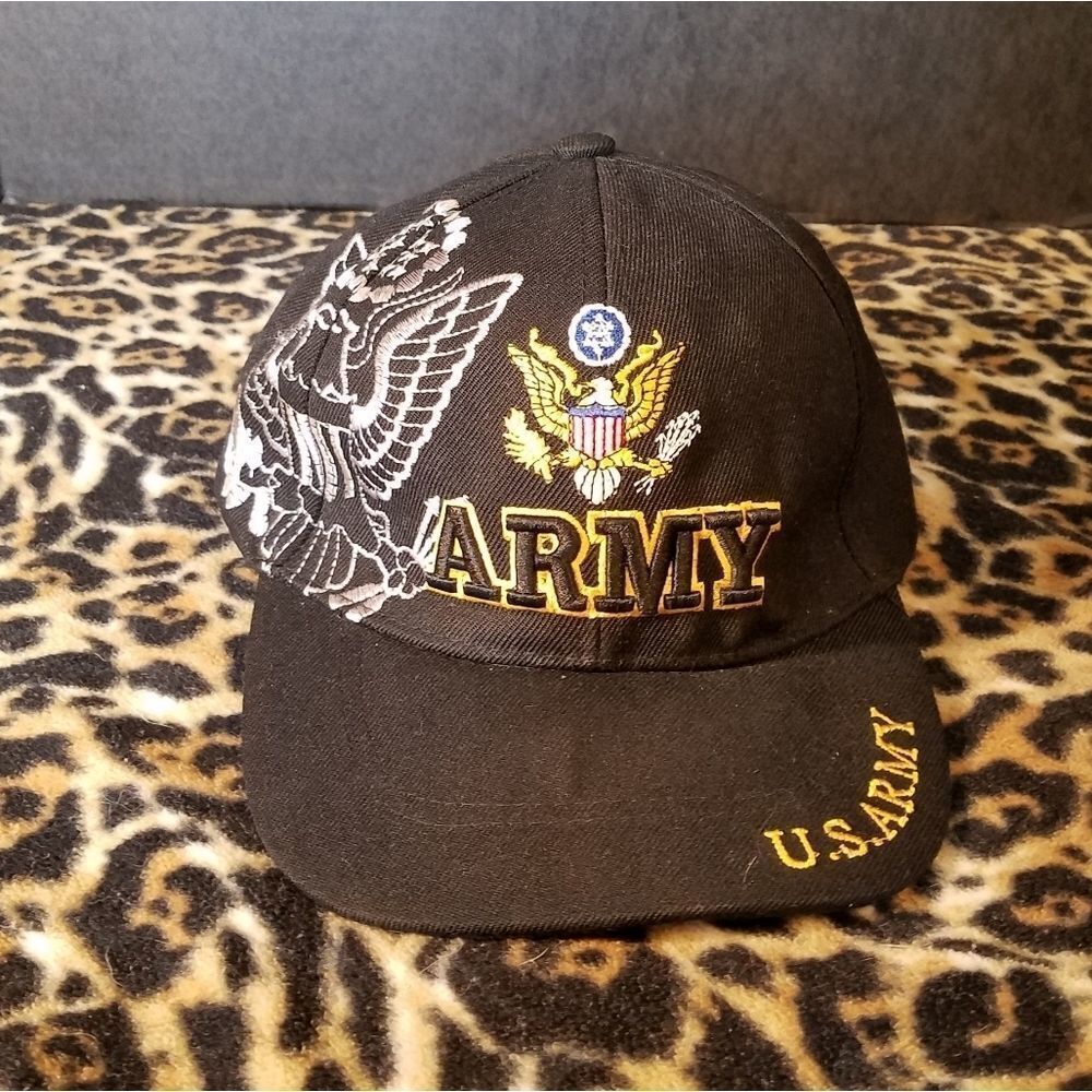 Cursedi‎ Army Hat One Size Mostly Black